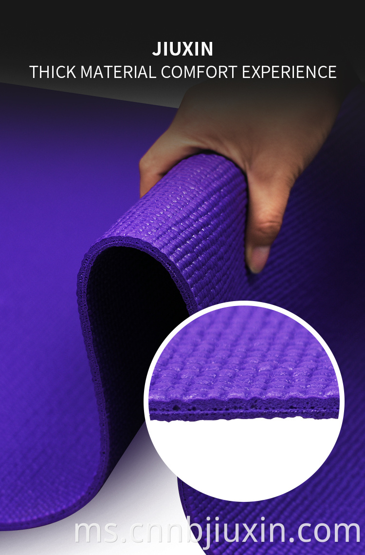 Monochrome PVC yoga mat